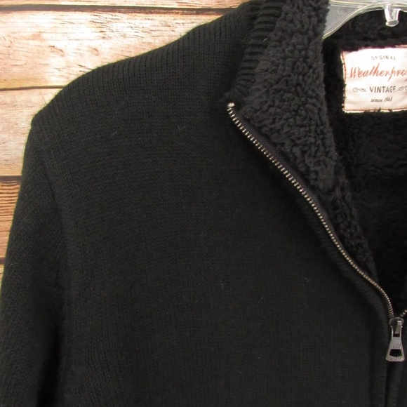 Weatherproof Men's Acrylic/Wool Sweater Jacket L - Picture 4 of 16